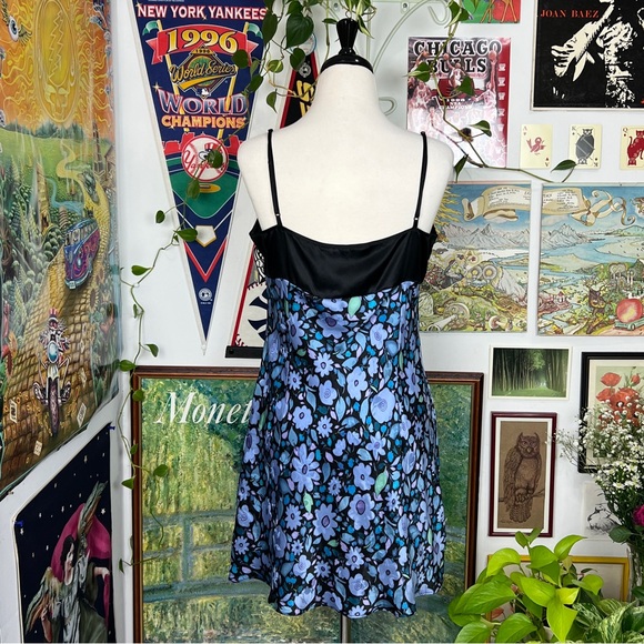 Vintage Floral Silk Slip Dress - Picture 4 of 5
